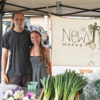 Krista Fayette and Stephen Rosenthal of New Roots Market Garden