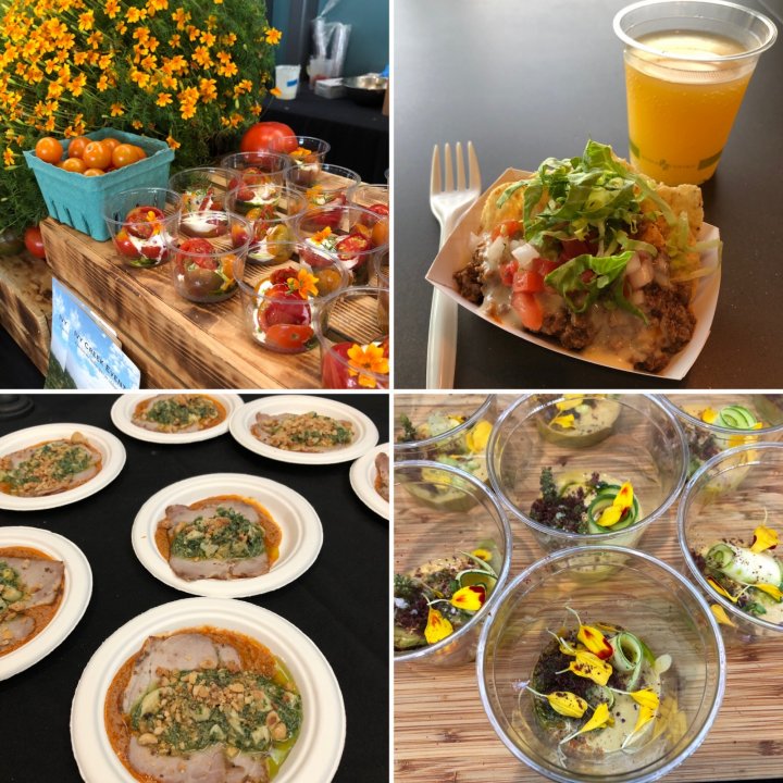 Dishes from ASAP's 2019 Local Food Experience