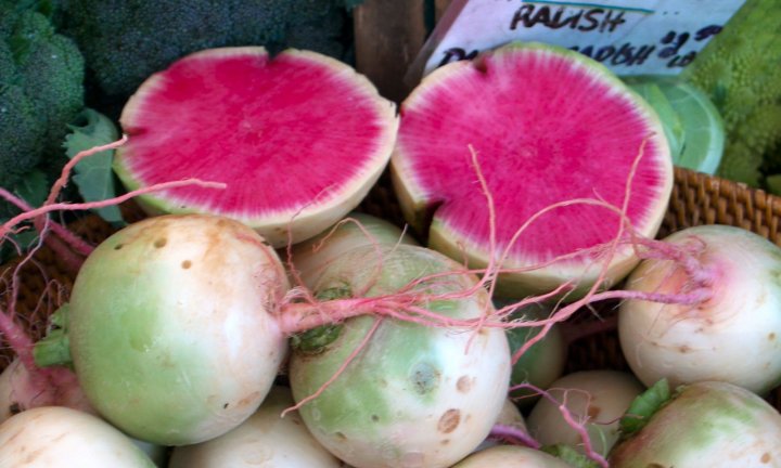watermelon radishes