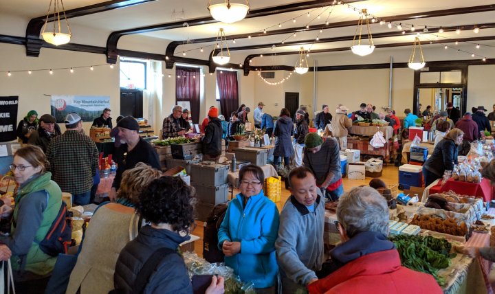 Asheville City Market - Winter at the Asheville Masonic Temple