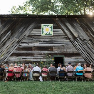 Root Bottom Farm's renovated tobacco barn