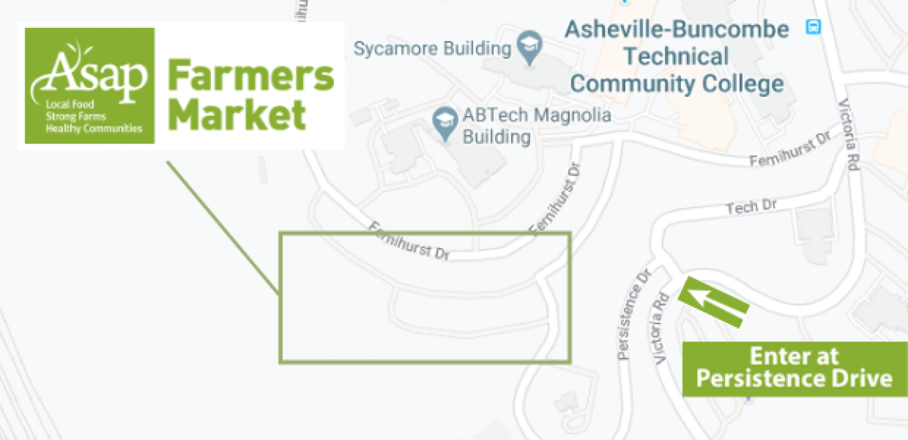 ASAP Farmers Market location map