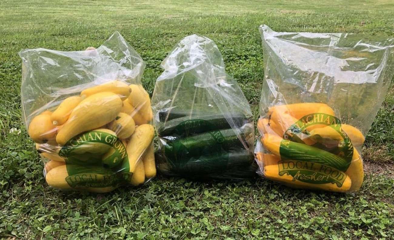 produce delivered through the Appalachian Farms Feeding Families