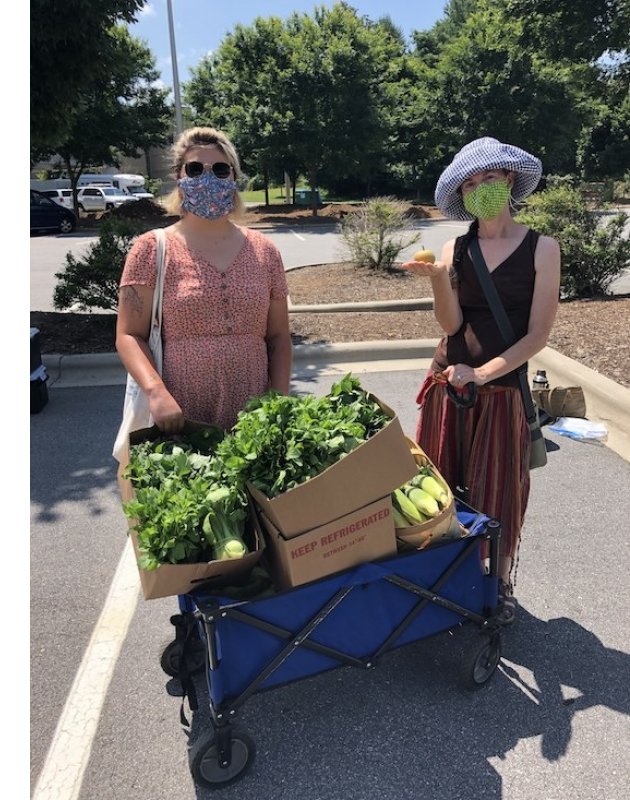 Polly Phillips and Jennifer Murphy of the Society of St. Andrew