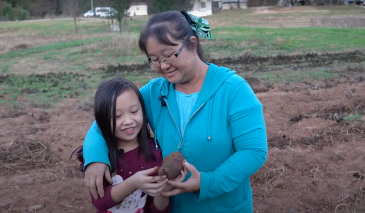 Ariel and Chue Lee of Lee's One Fortune Farm