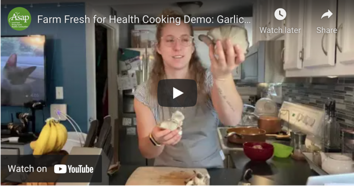 Farm Fresh for Health cooking demo from Maddie Culbertson