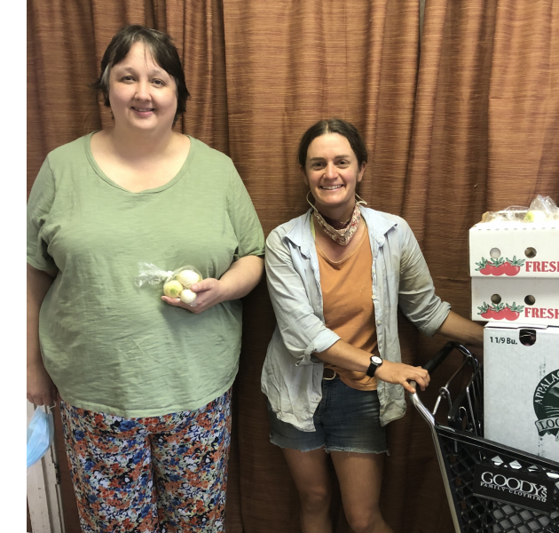 Erica Fernbach of Seven Oaks Farm and Cynthia Cooper of Chase Corner Ministries