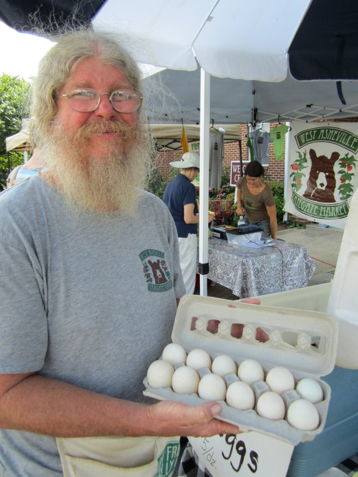 Joe Brittain at West Asheville Tailgate Market