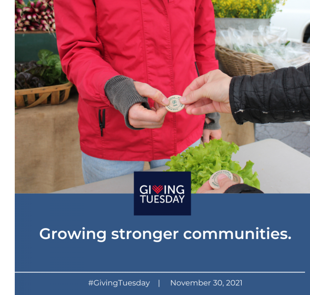 Growing stronger communities: Giving Tuesday, Nov. 30