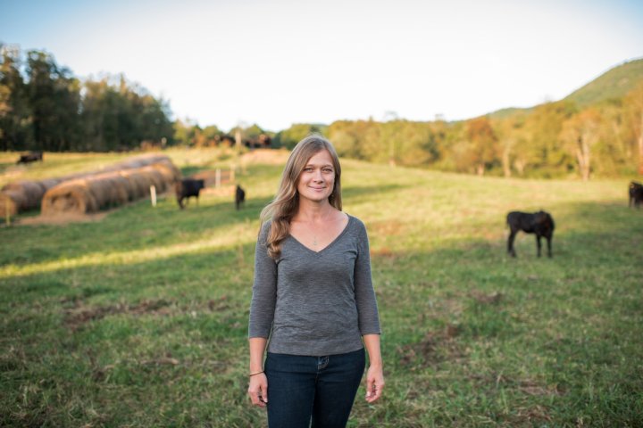 Amy Ager of Hickory Nut Gap Farm