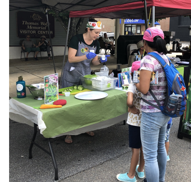 Taste test at Asheville City Market
