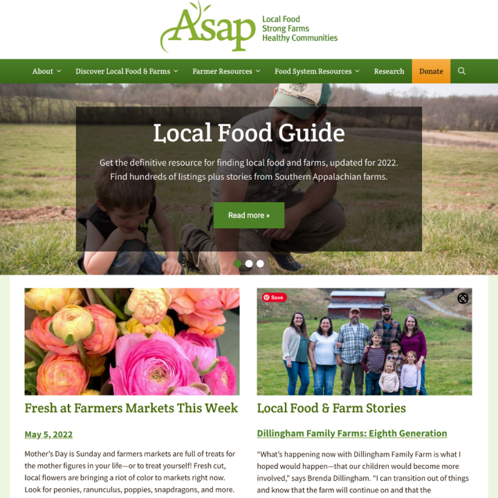 ASAP's new website