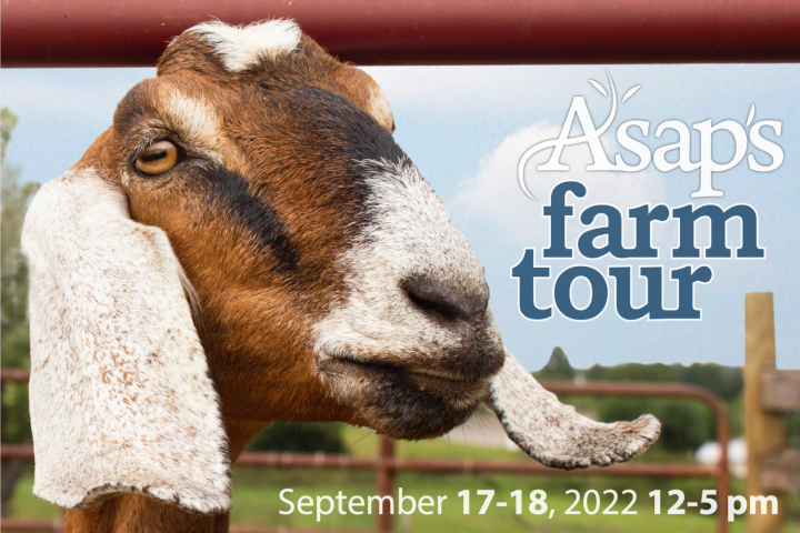 ASAP's Farm Tour, Sept. 17-18, 2022