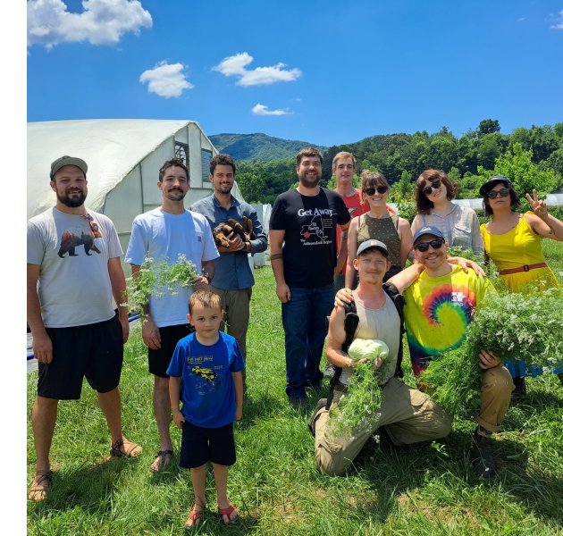 The staff of The Admiral visit The Culinary Gardener