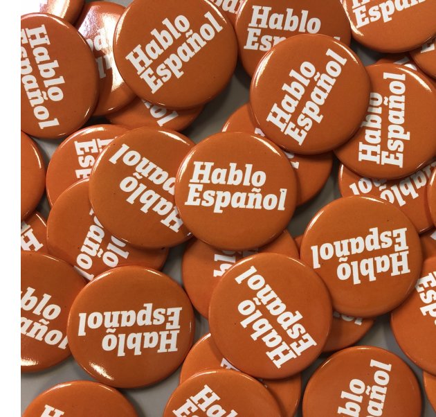 "Hablo Español" buttons