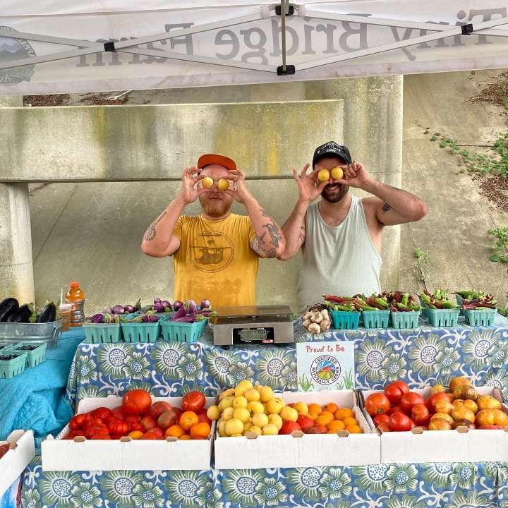 Tiny Bridge Farm at Hendersonville Farmers Market