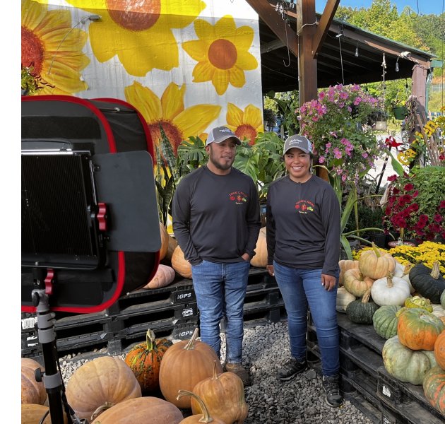 Tomas C Farms filming for the Growing Minds Meet Your Farmer series