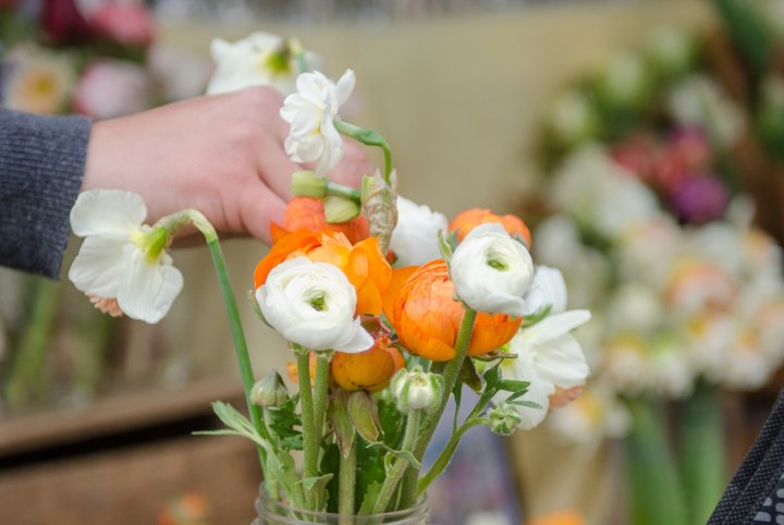 Carolina Flowers at Asheville City Market