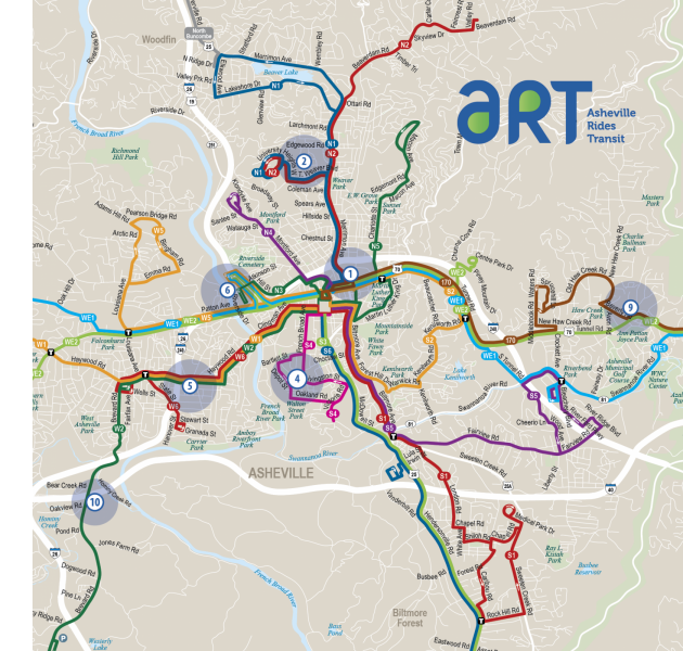 farmers market bus map