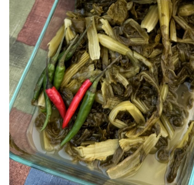 Fermented mustard greens