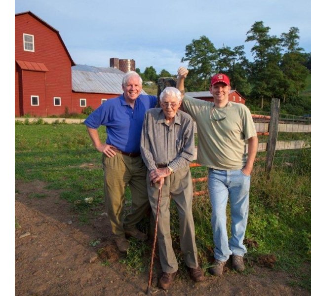 Three generations at Shipley Farm