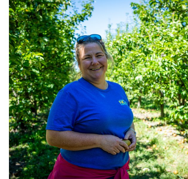 Alison Francis at Pilot Mountain Pears