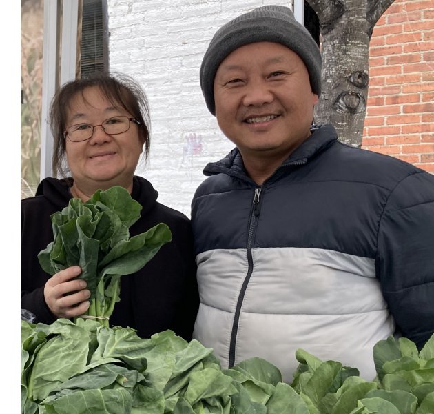 Chue and Tou Lee at Asheville City Market