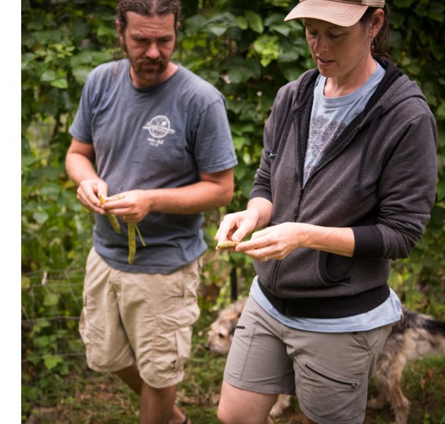 Dustin Cornelison and Sara Martin of Two Trees Farm