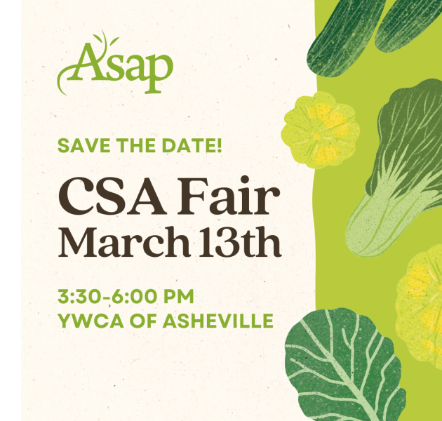 ASAP's CSA Fair, March 13