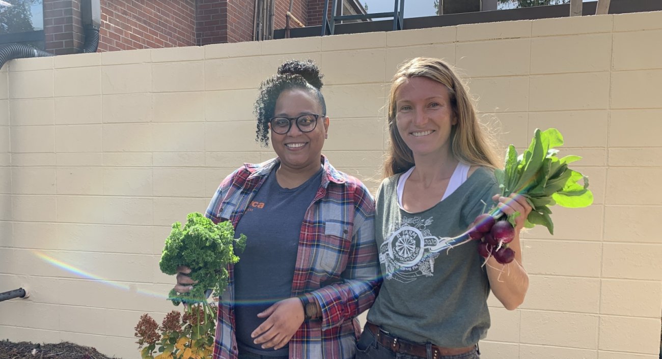 Melinda Aponte of the YWCA and Hannah Jeske of R Farm are part of ASAP's Appalachian Farms Feeding Families