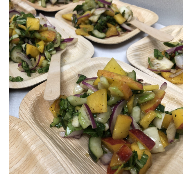 Blue Ridge Peach Ceviche