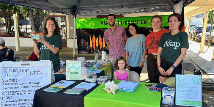 Asheville City Market info booth