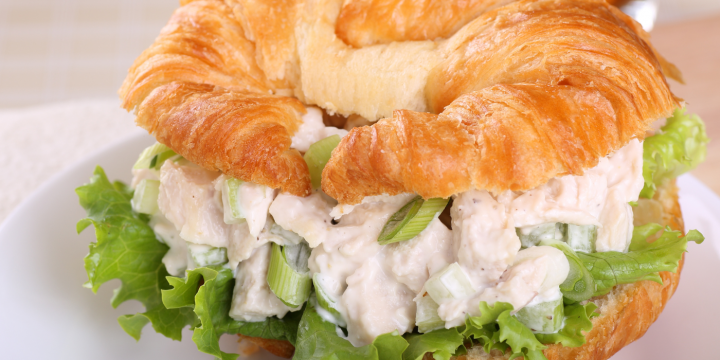 turkey salad croissant